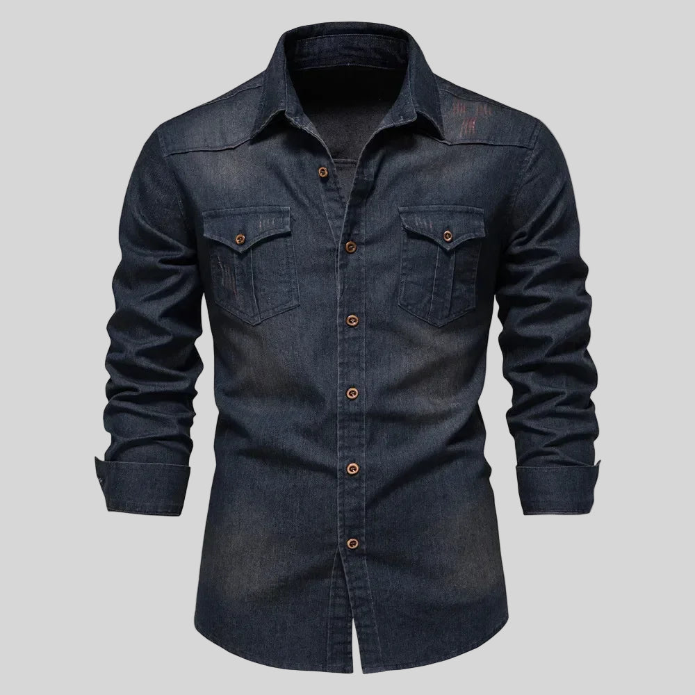 Domenico – Men’s Premium Denim Shirt