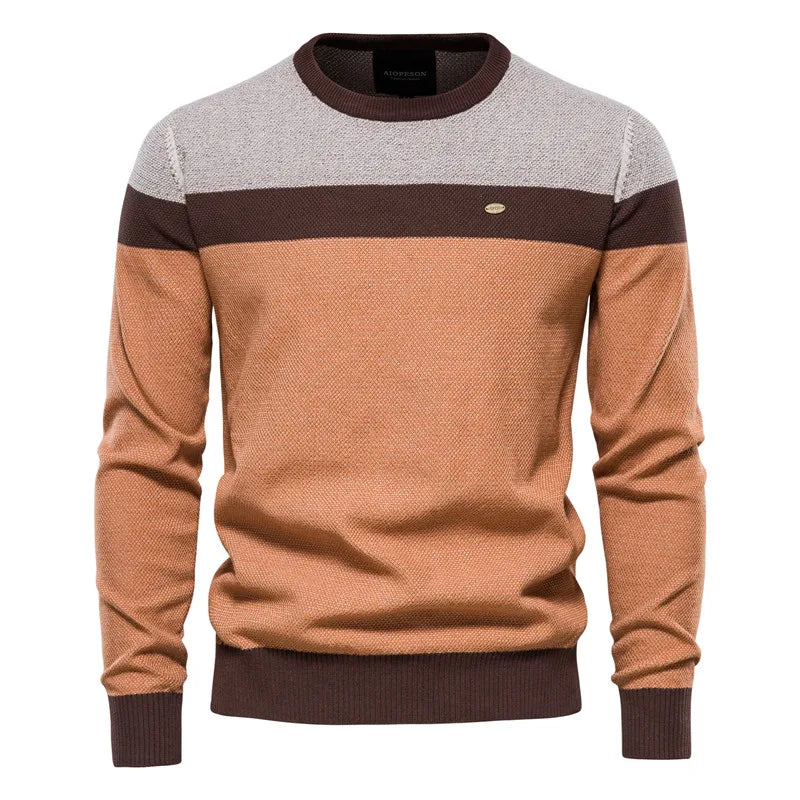 Oscar – Men’s Round-Neck Cotton Sweater