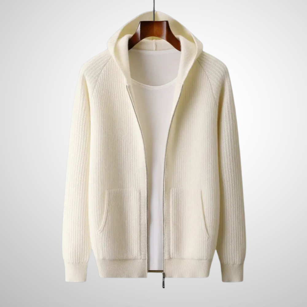 Oliver — Men’s Merino Wool Knit Hoodie