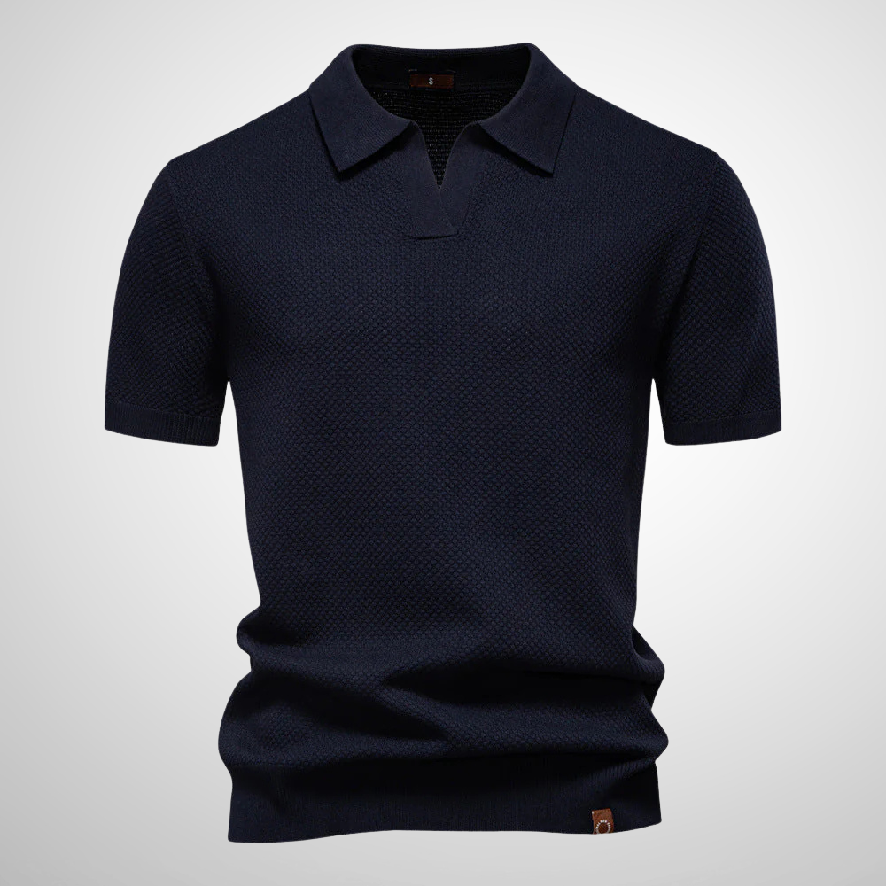 Giles – Men’s Structured Polo Shirt