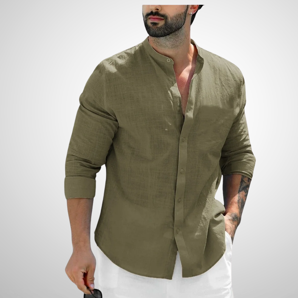 Matteo – Men’s Casual Button‑Up Shirt