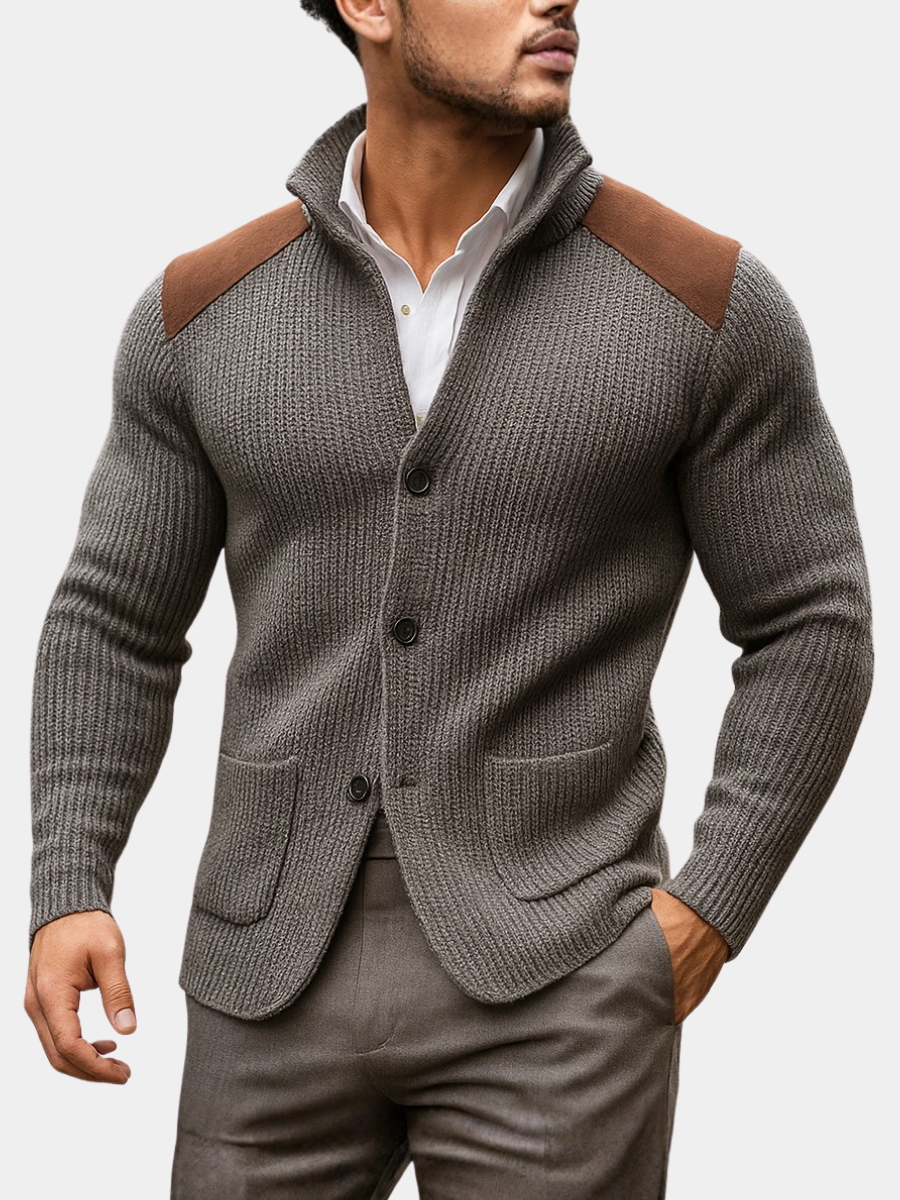 Tavish – Men’s Textured Knitted Blazer