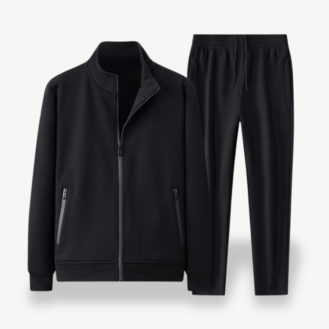 Lyndon – Cotton Zip-Up Men’s Tracksuit Set