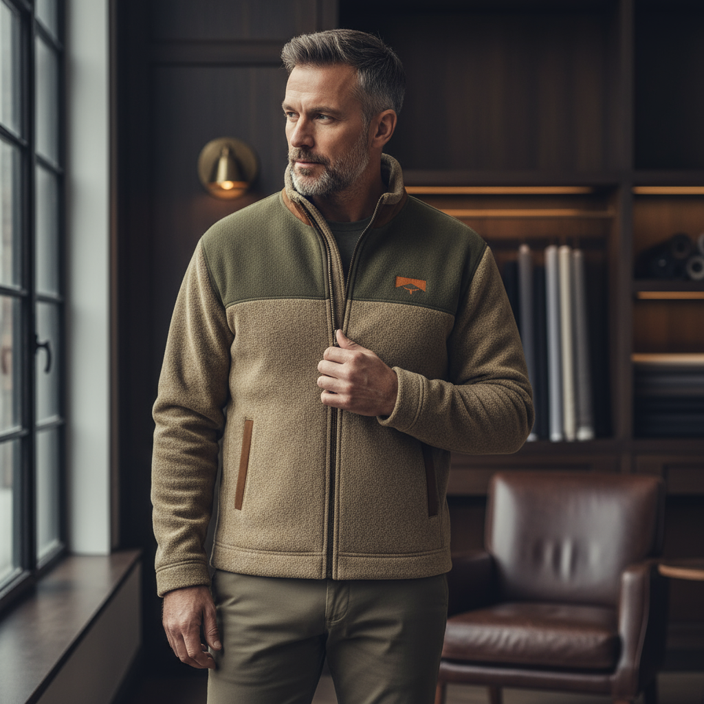 Fletcher – Men’s Casual Polar Fleece Jacket