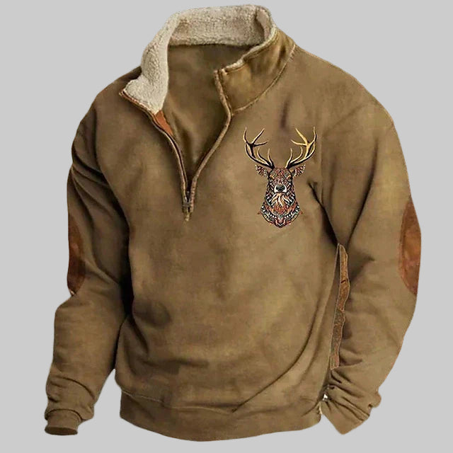 Godric – Men’s Fleece Quarter-Zip Sweater