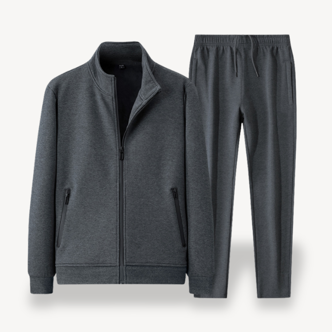 Lyndon – Cotton Zip-Up Men’s Tracksuit Set