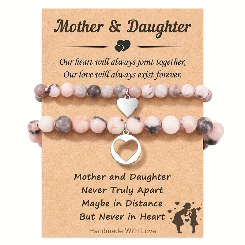 Olivia – Mother and Daughter Matching Bracelet Set
