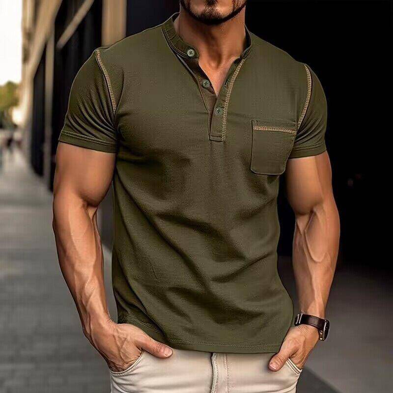Giordano – Elegant Henley Polo