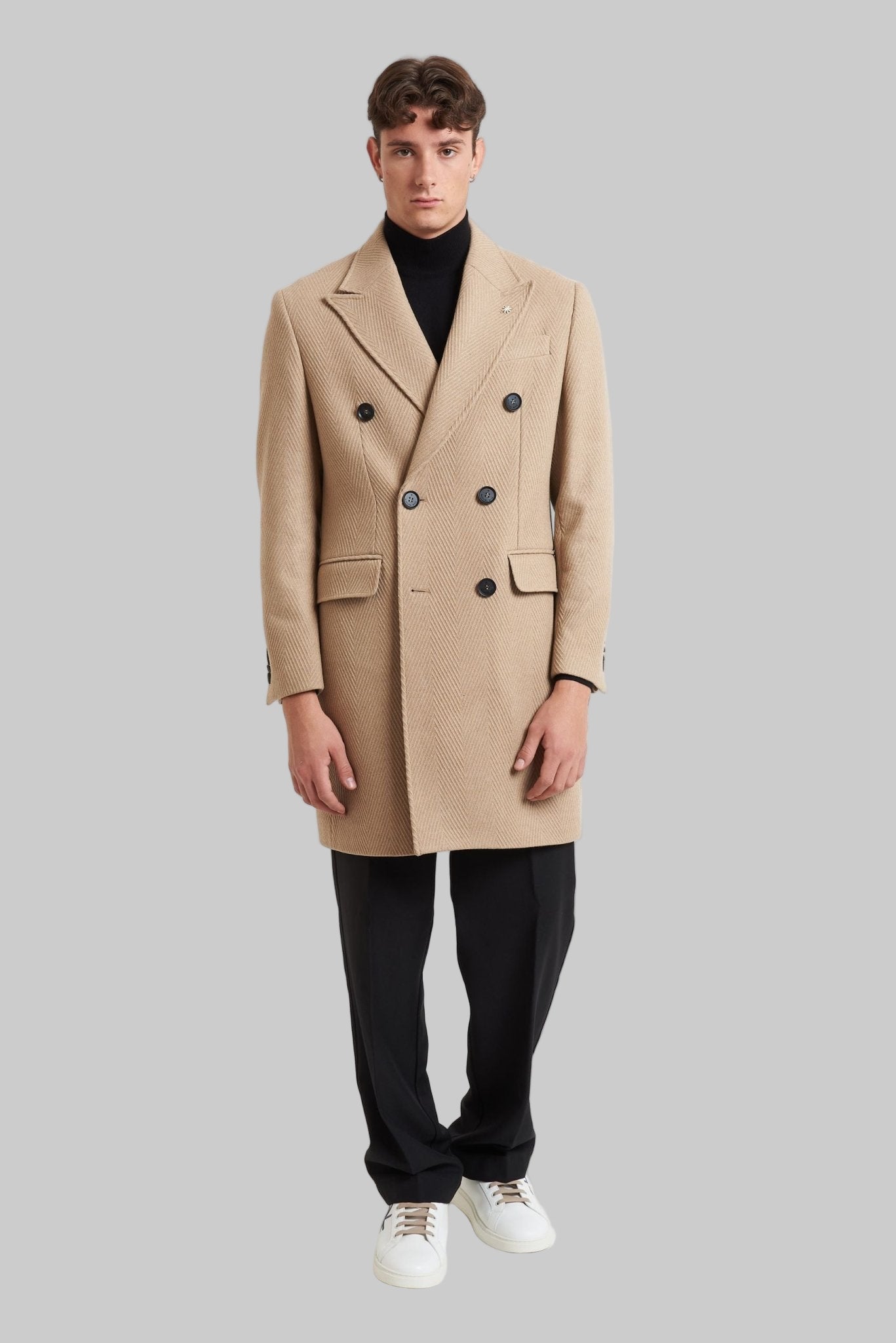 Manuel – Men’s Full-Length Double-Breasted Overcoat