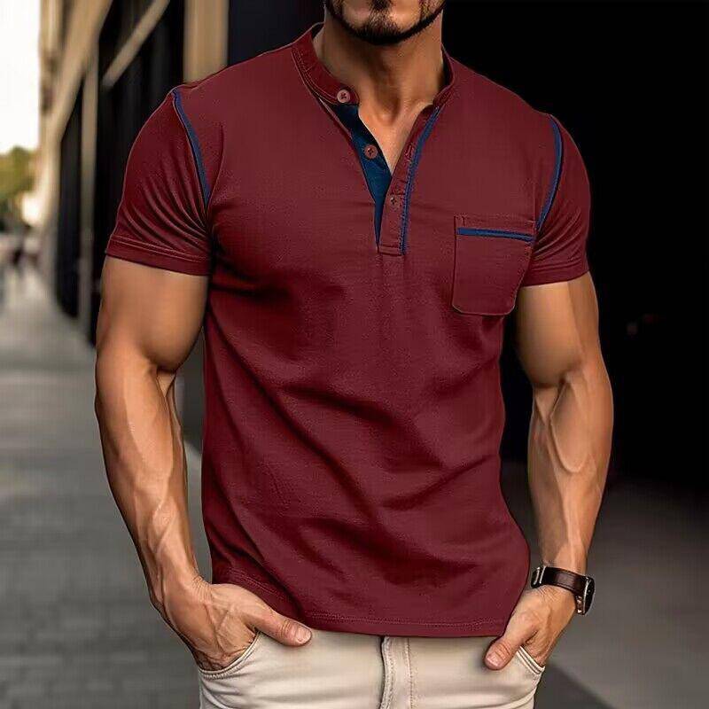 Giordano – Elegant Henley Polo