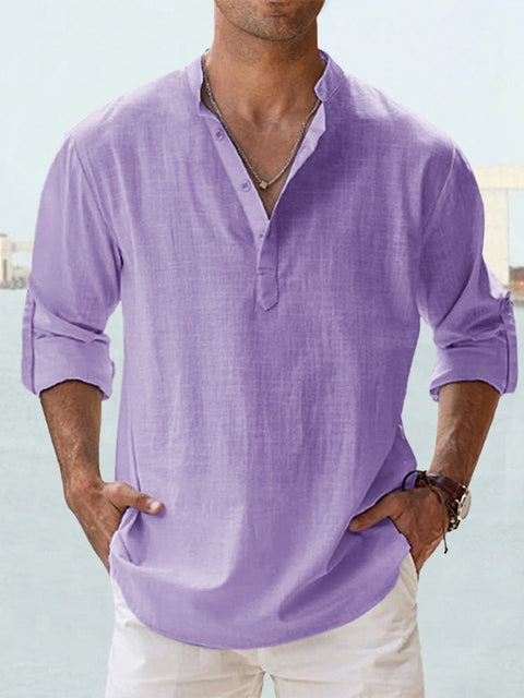 Loranzo – Men’s Breathable Linen Shirt