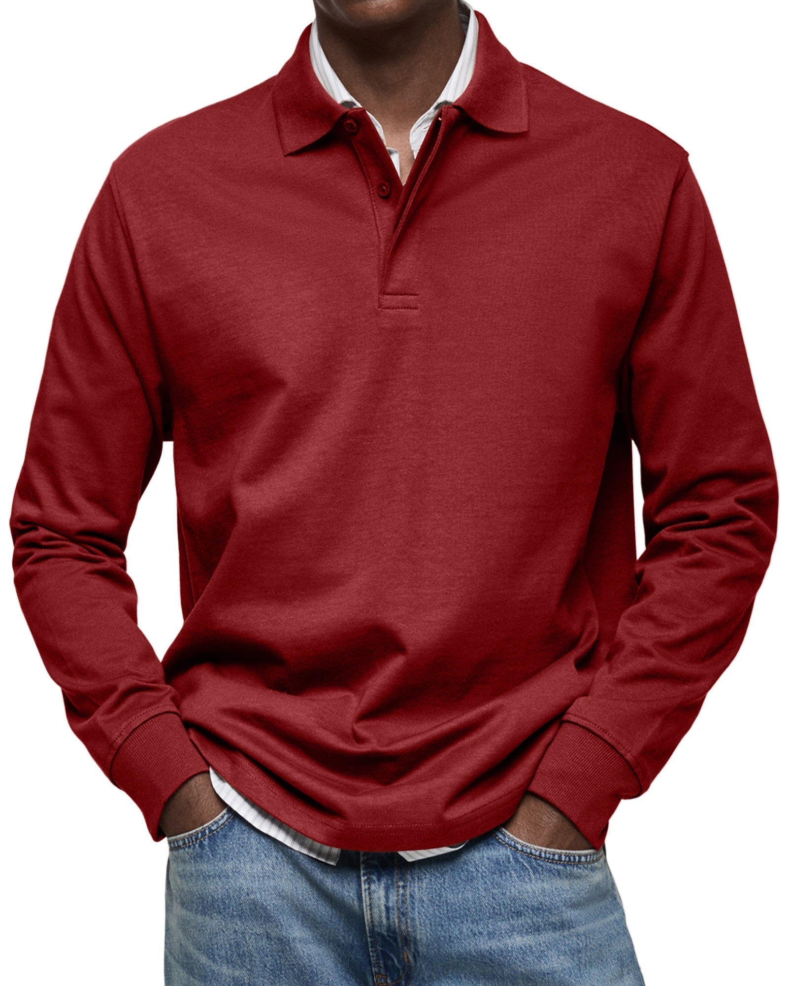 Rupert – Men’s Long-Sleeve Polo Shirt