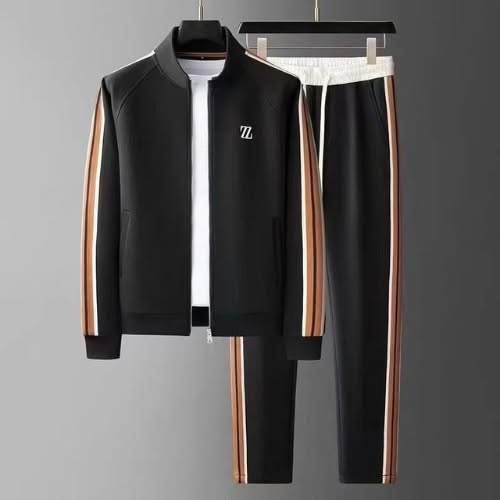Harlan – Soft Cotton Tracksuit orange