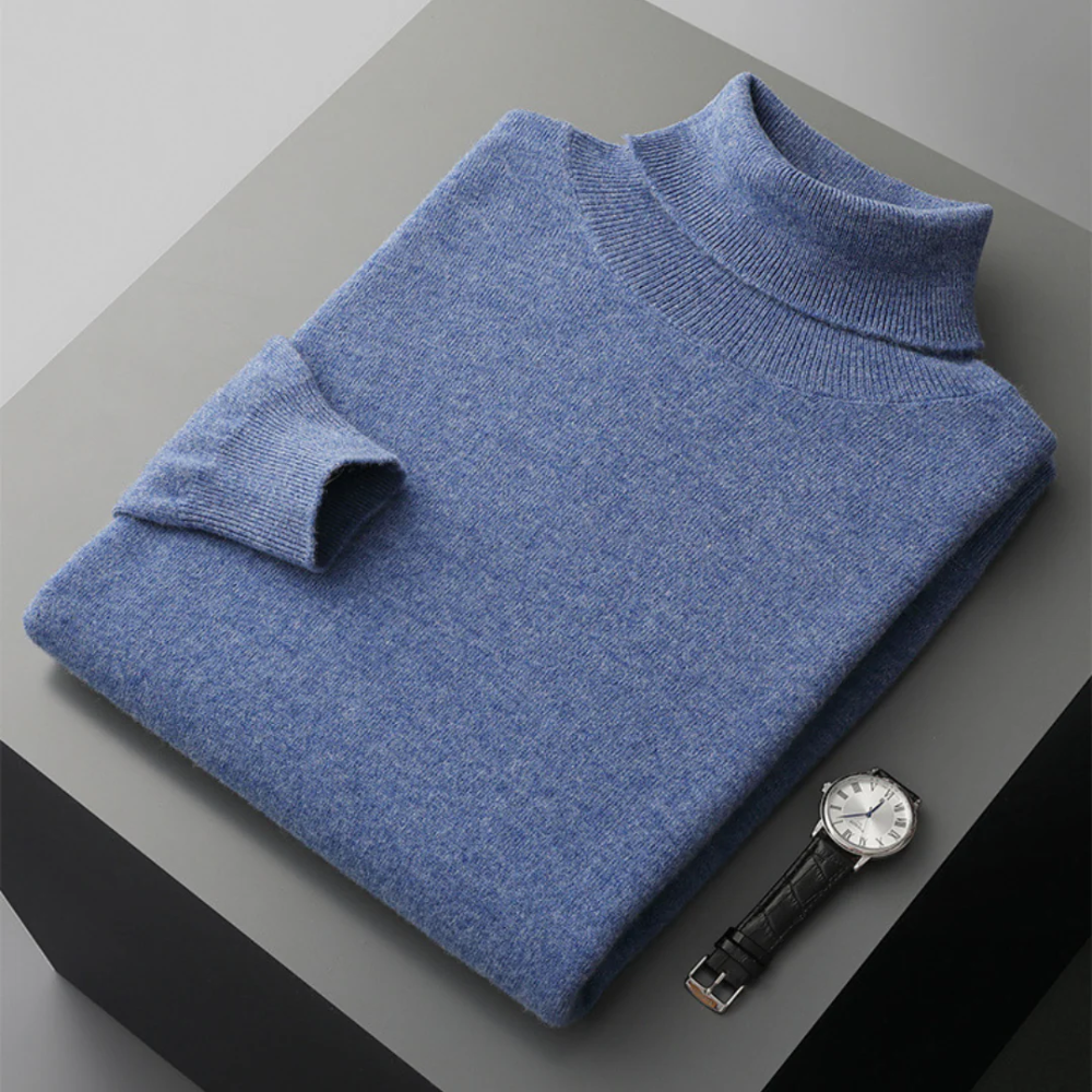 Cagliari – Men’s Merino Wool Turtleneck