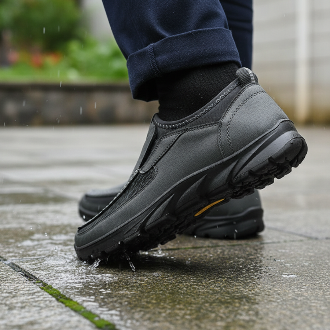 Connor – Men’s Orthopedic Leather Slip-On Shoe