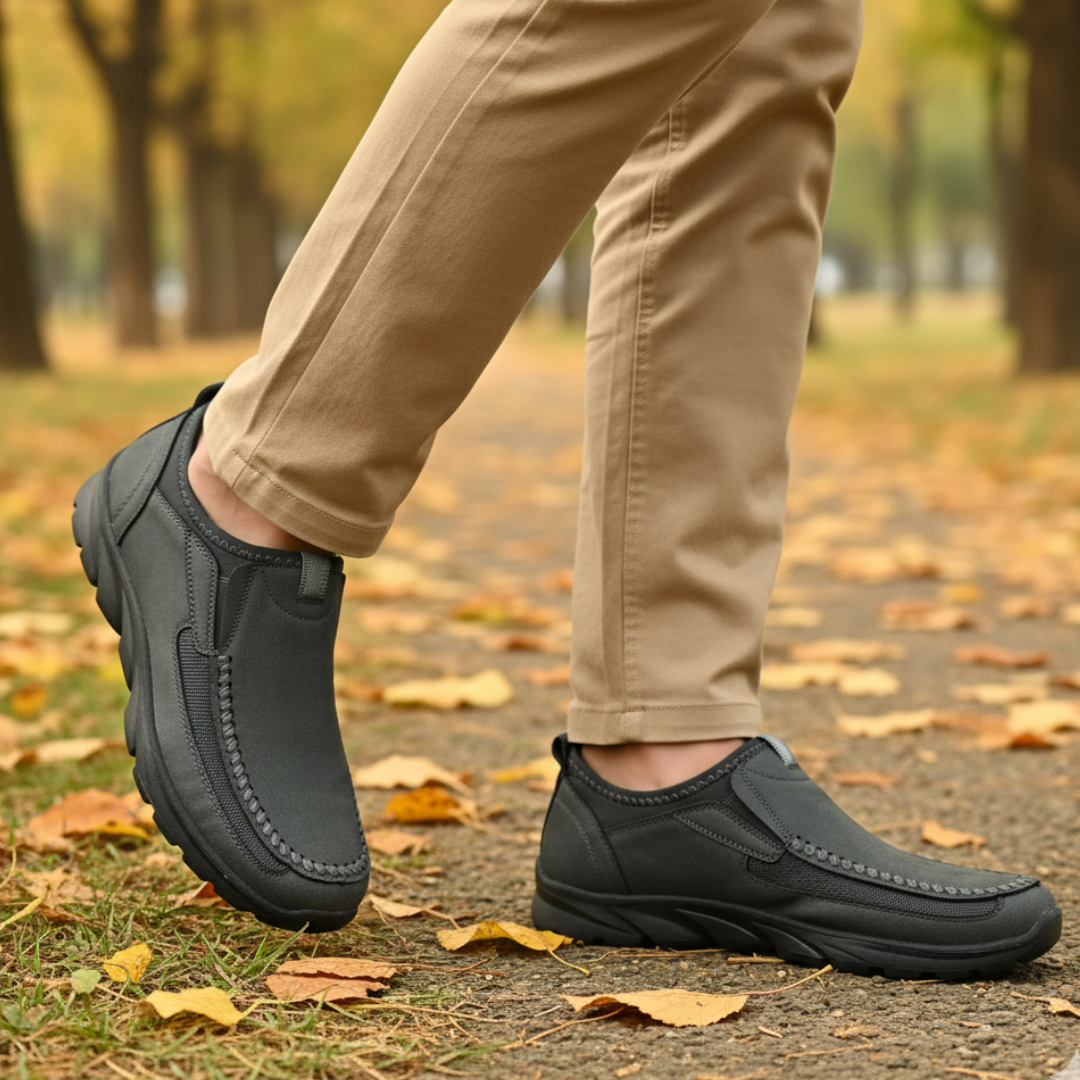 Connor – Men’s Orthopedic Leather Slip-On Shoe