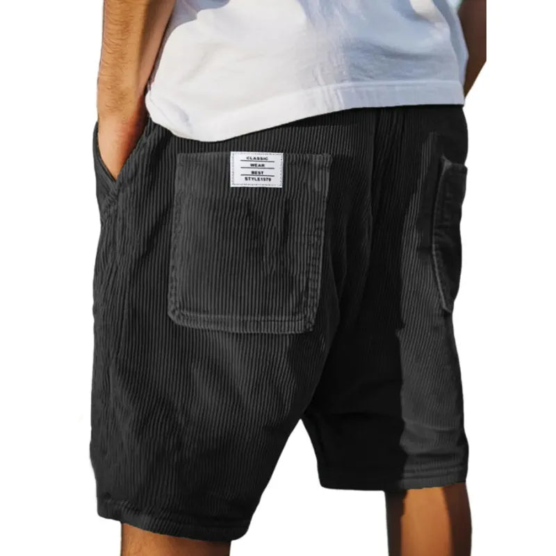 Huggh – Men’s Corduroy Shorts