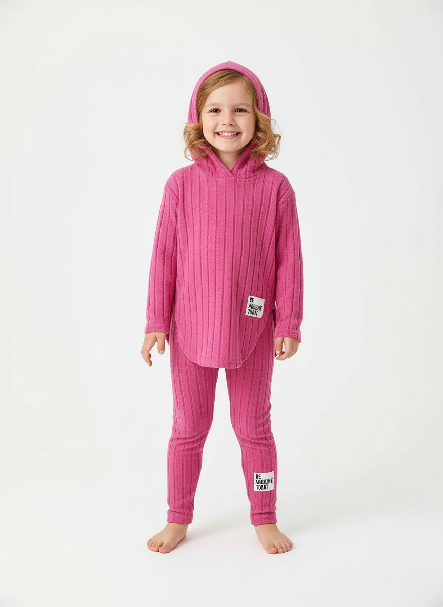 Ella – Girls’ Hooded Long-Sleeve Two-Piece Outfit