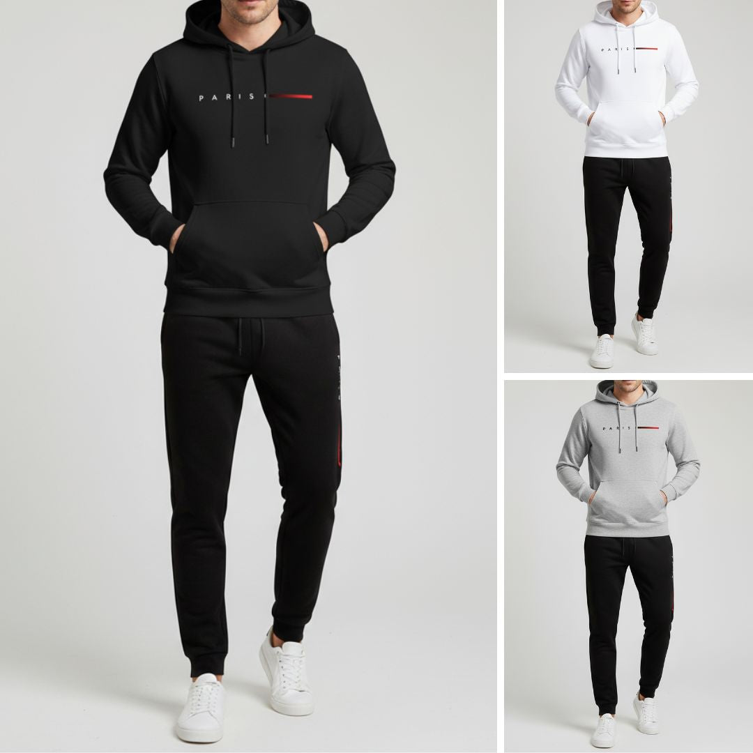 Adriano – Men’s Printed Hoodie & Joggers Tracksuit