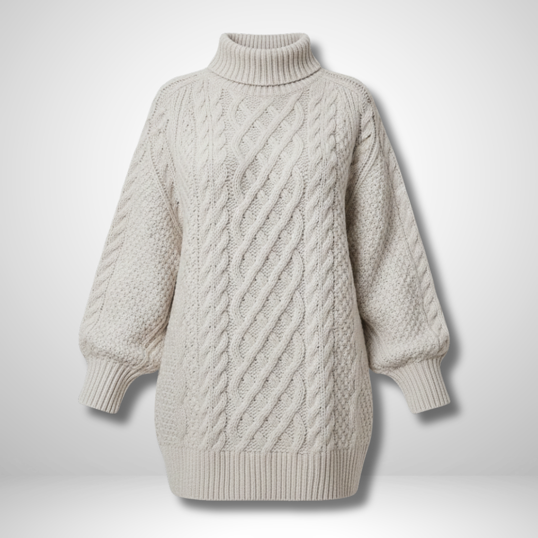 Alena – Women’s Directional Knit Sweater Dress