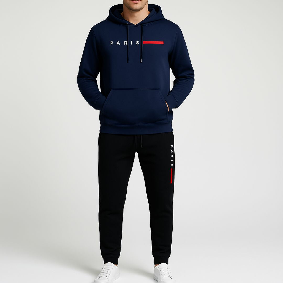 Adriano – Men’s Printed Hoodie & Joggers Tracksuit