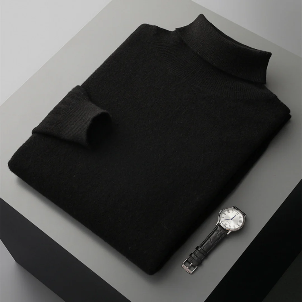 Cagliari – Men’s Merino Wool Turtleneck