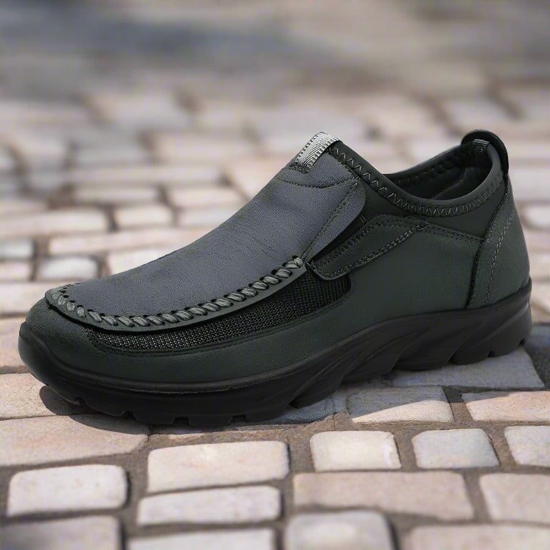 Connor – Men’s Orthopedic Leather Slip-On Shoe