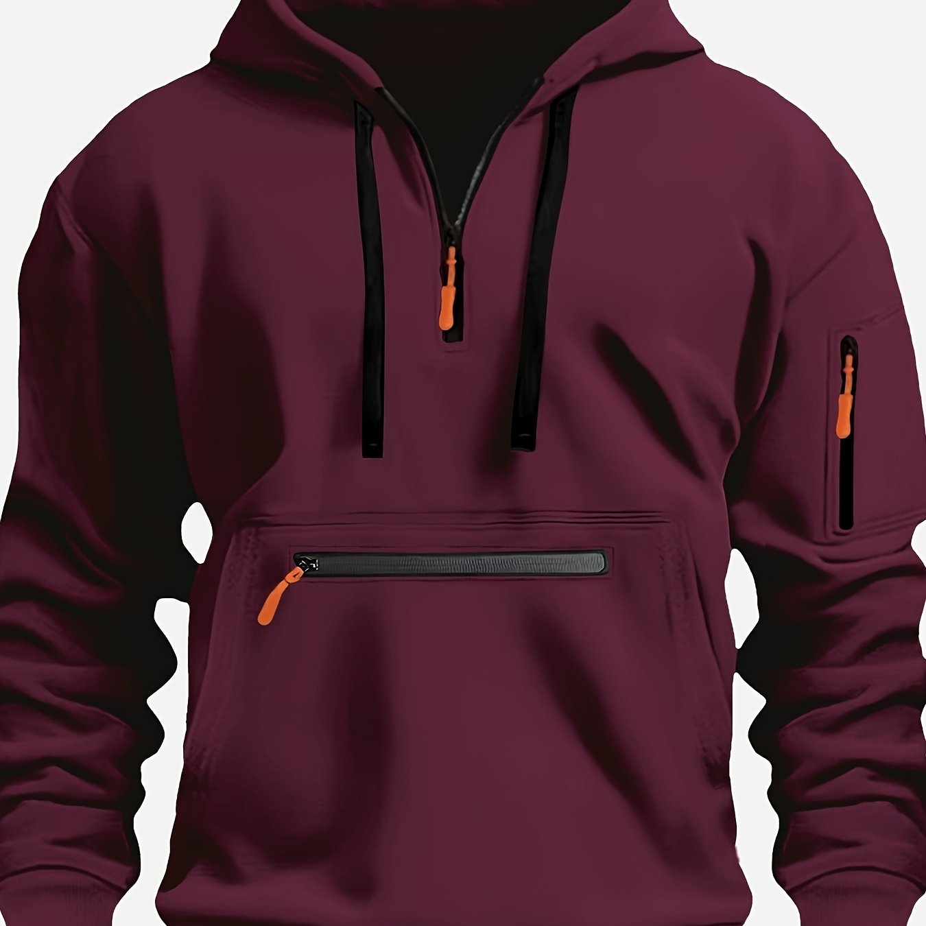 Cesario – Men’s Half-Zip Hooded Pullover