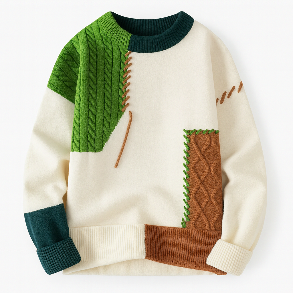 Arlo – Arty Patch Sweater