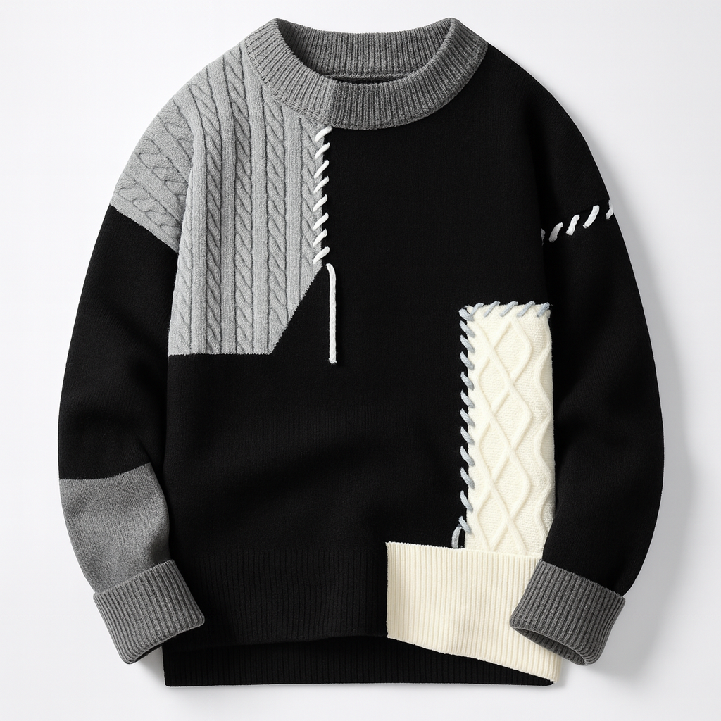 Arlo – Arty Patch Sweater
