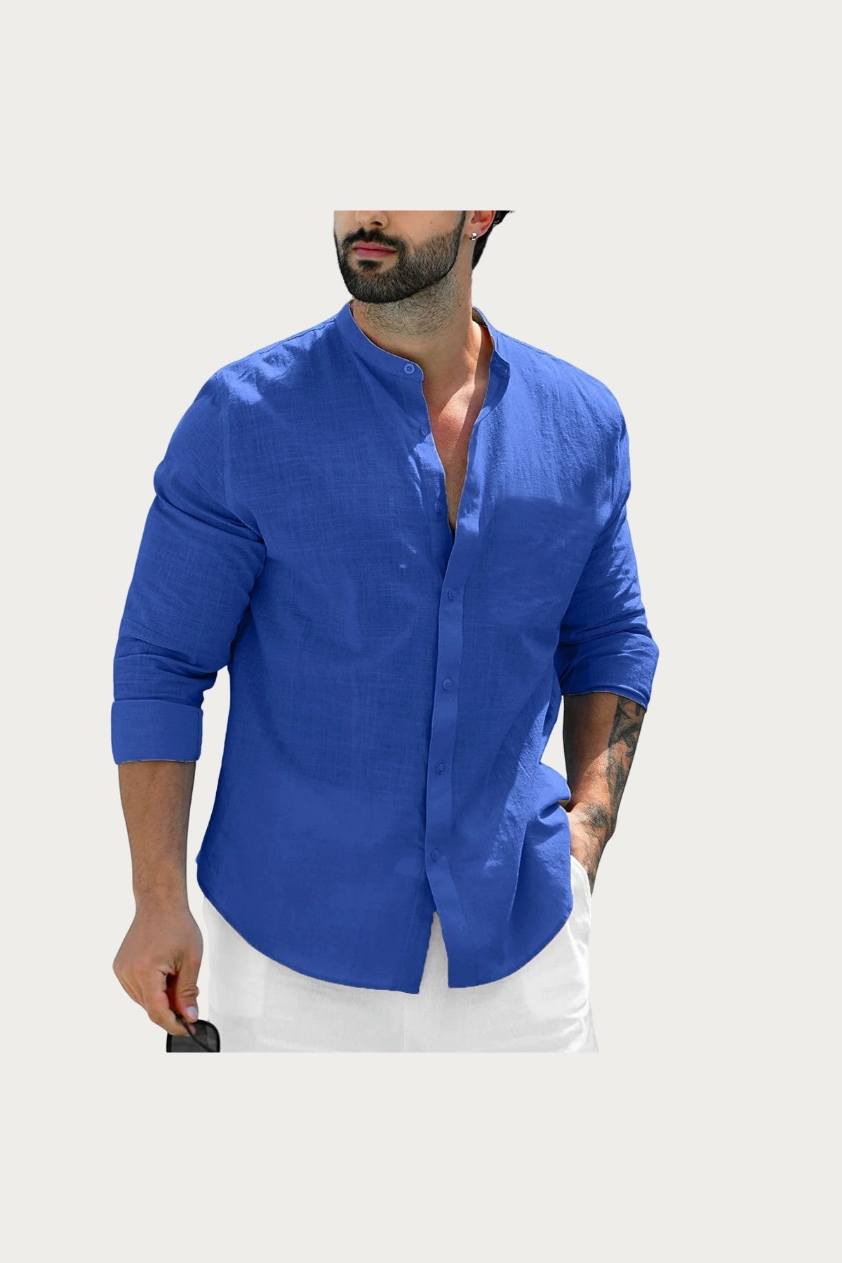 Matteo – Men’s Casual Button‑Up Shirt
