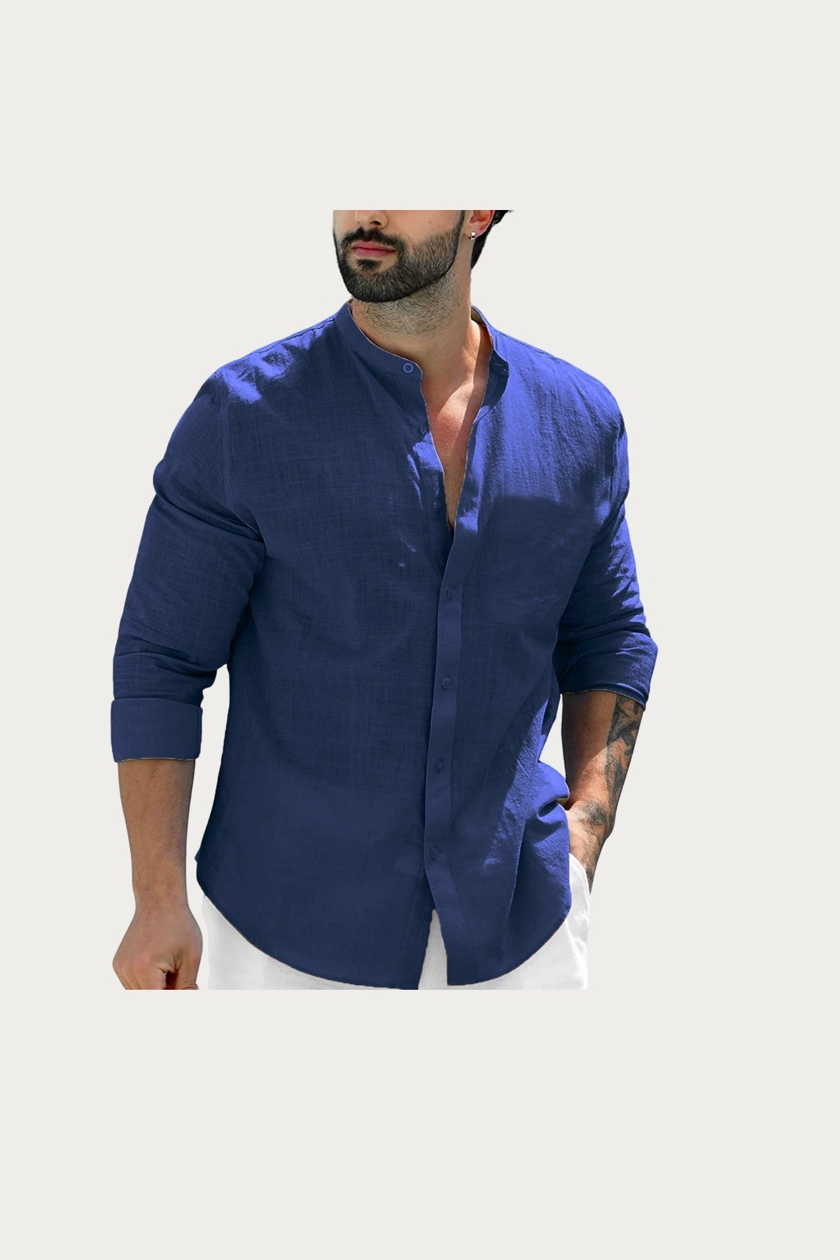 Matteo – Men’s Casual Button‑Up Shirt