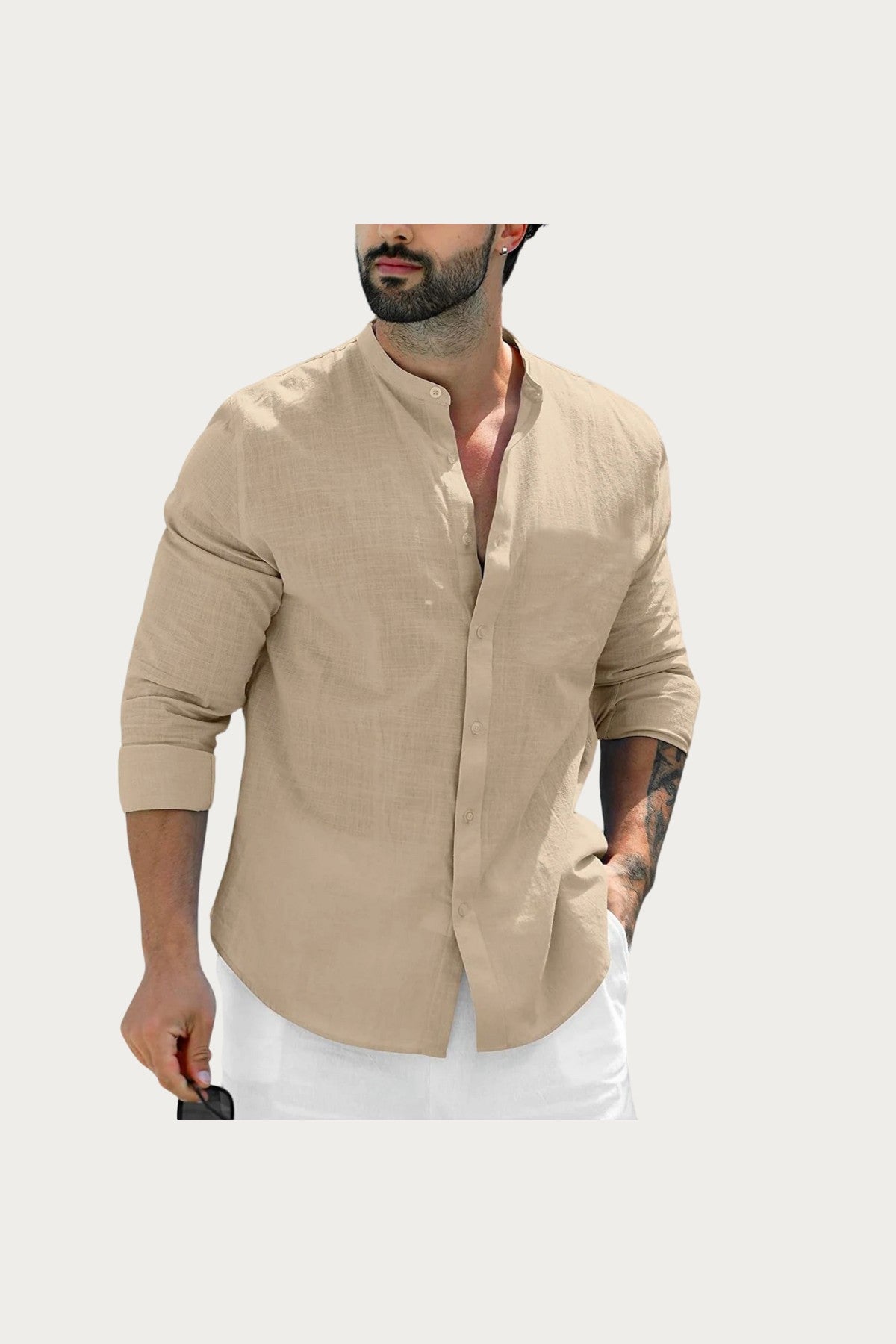 Matteo – Men’s Casual Button‑Up Shirt