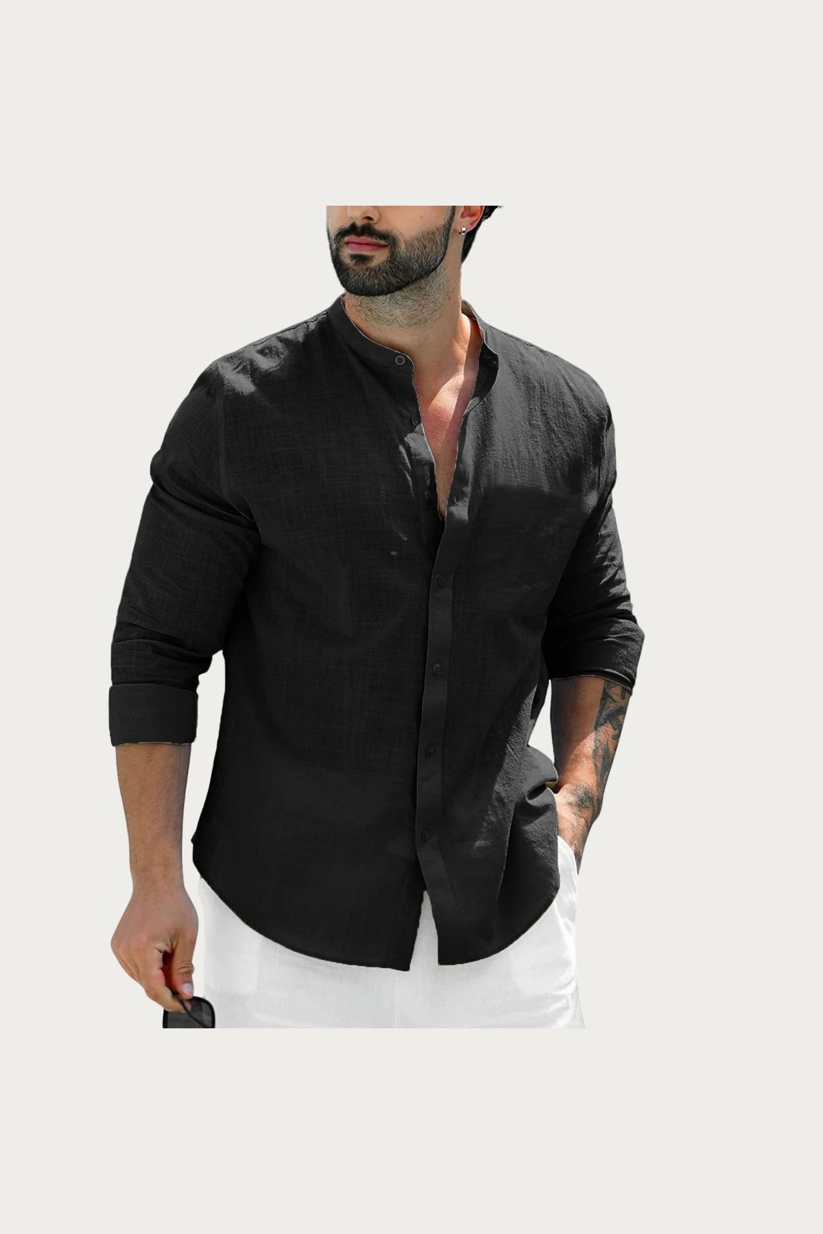 Matteo – Men’s Casual Button‑Up Shirt