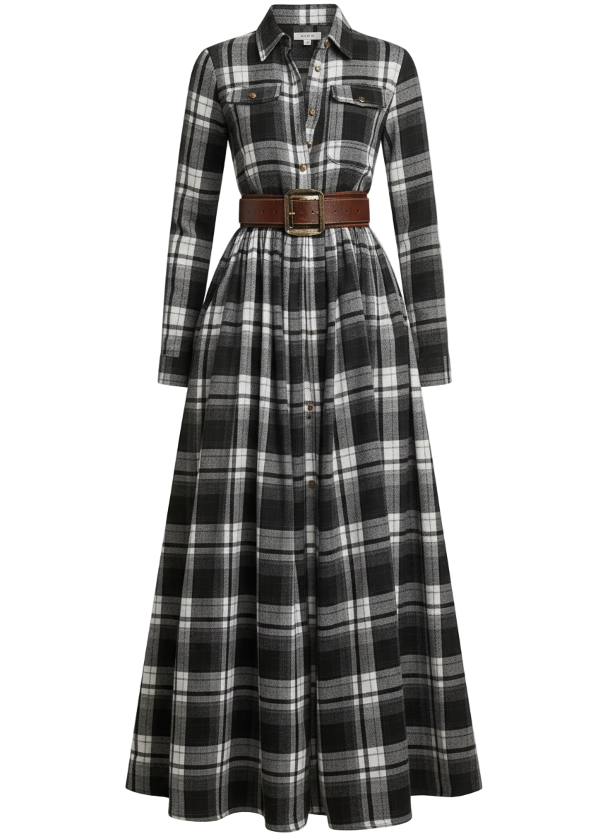 Mireline - Women’s Button-Up Shirt Dress