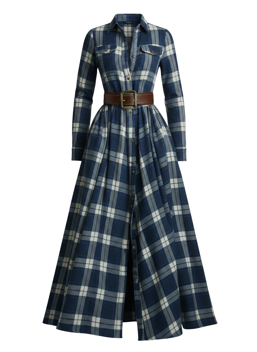 Mireline - Women’s Button-Up Shirt Dress