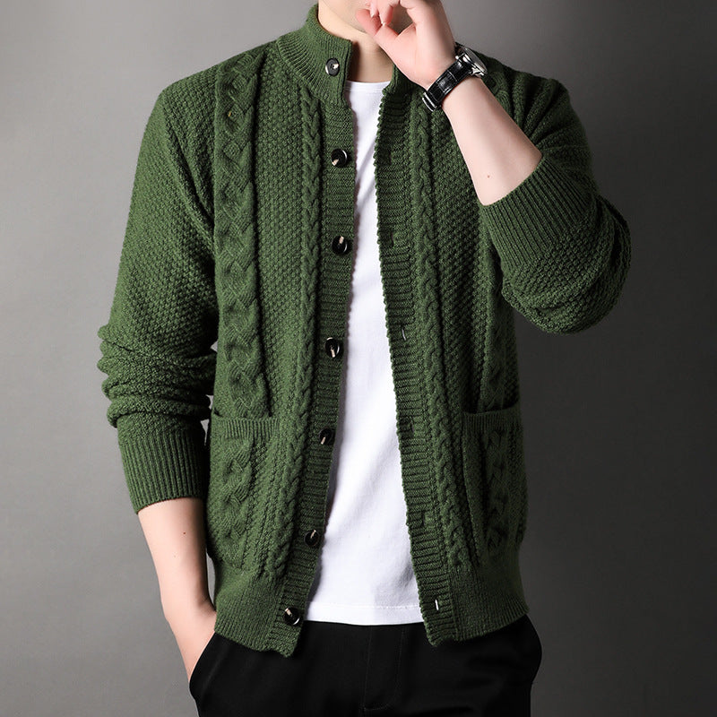 Sanna – Men’s Structured Knit Cardigan