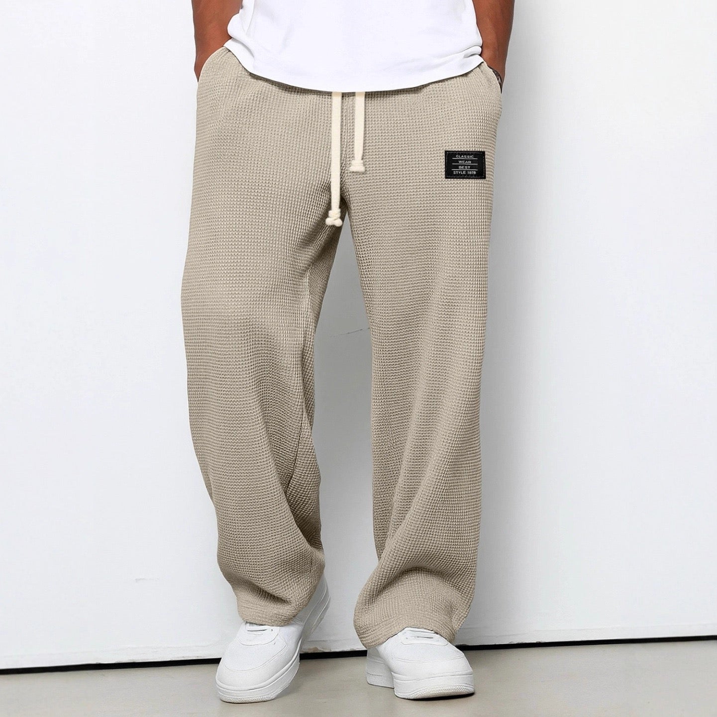 Danial – Men’s Wide Trousers with Adjustable Waistband