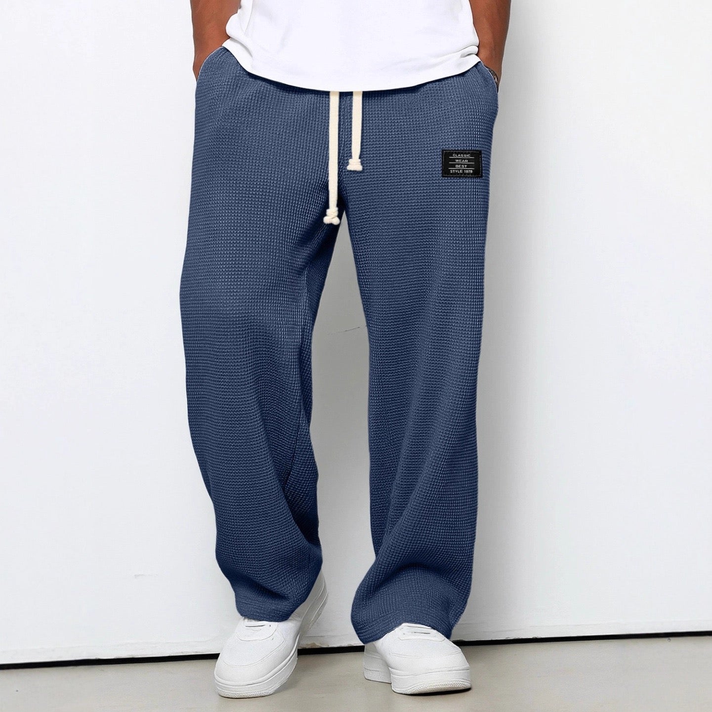 Danial – Men’s Wide Trousers with Adjustable Waistband
