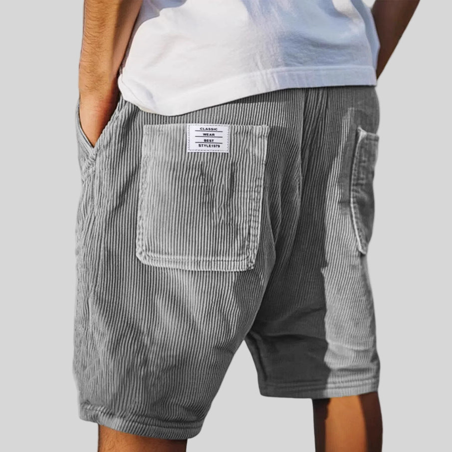 Huggh – Men’s Corduroy Shorts