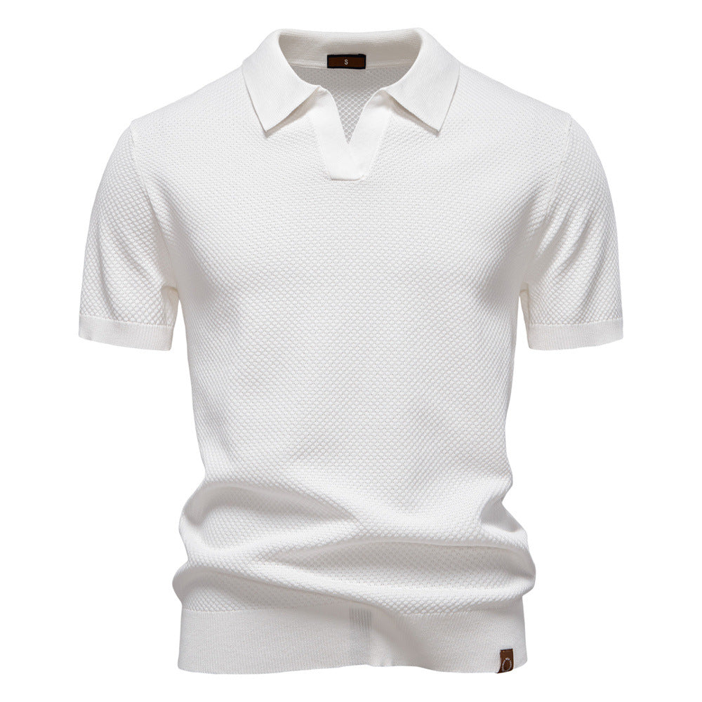 Giles – Men’s Structured Polo Shirt