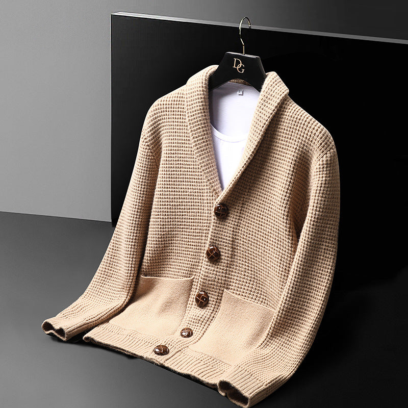 Vesco – Men’s Soft Wool Cardigan