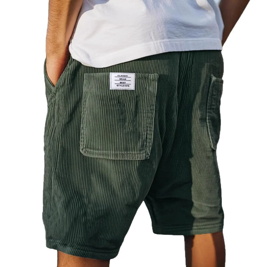 Huggh – Men’s Corduroy Shorts