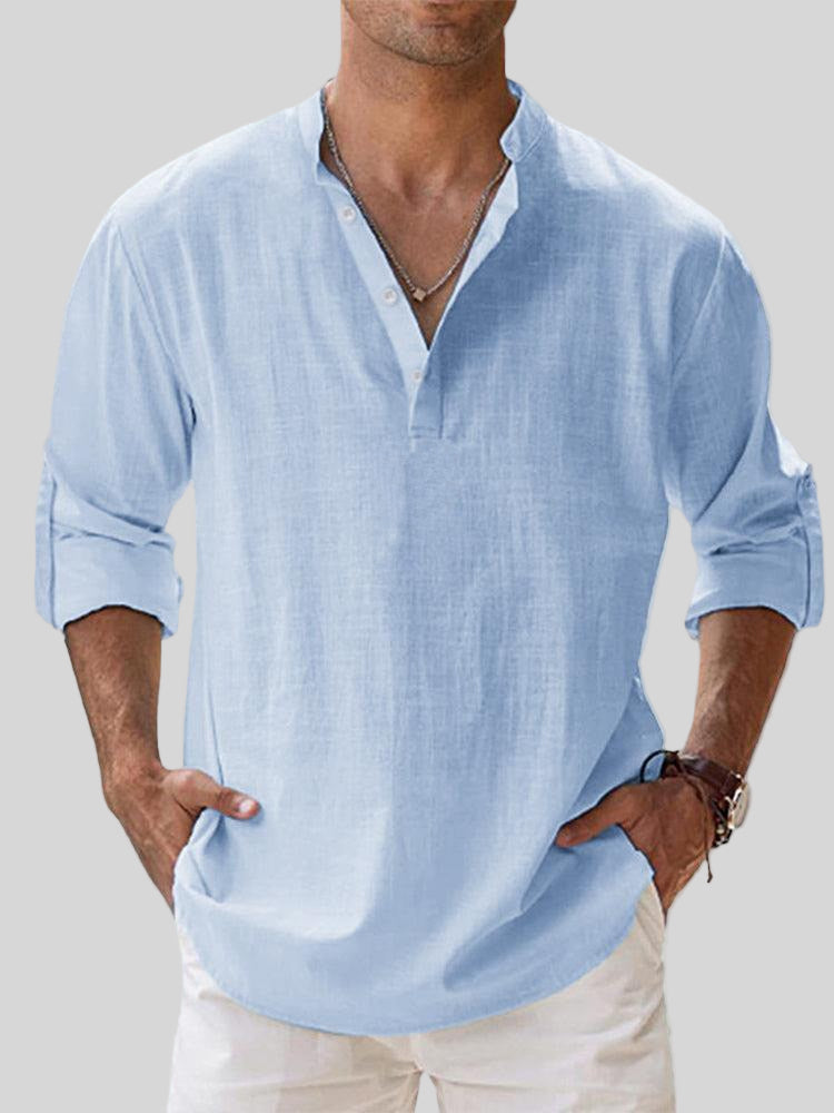 Loranzo – Men’s Breathable Linen Shirt