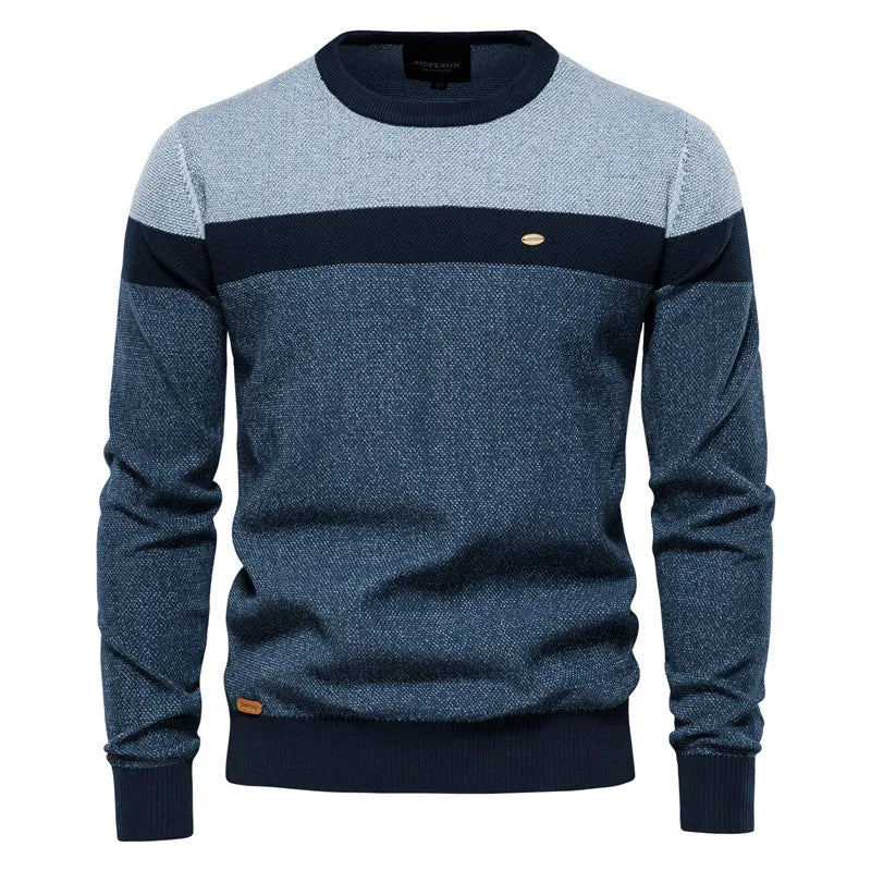 Oscar – Men’s Round-Neck Cotton Sweater
