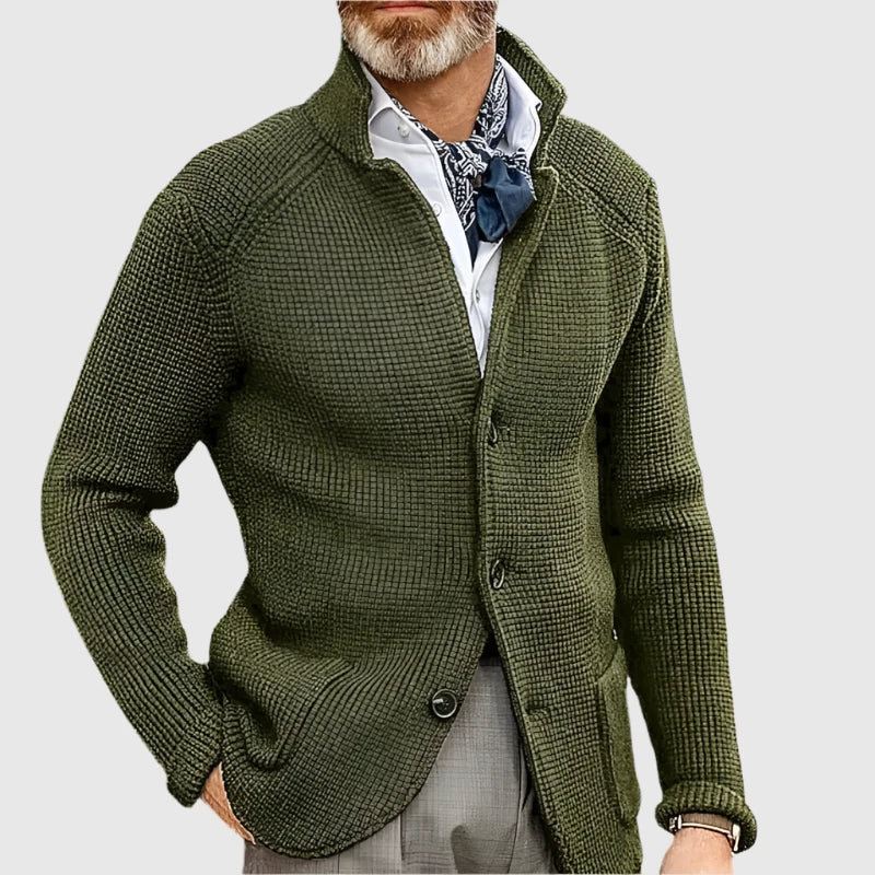 Sutton – Men’s Structured Knit Cardigan