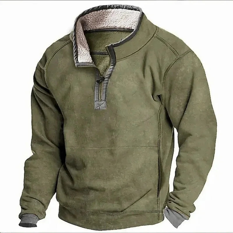 Edmund – Men’s Fleece-Lined Autumn Sweatshirt