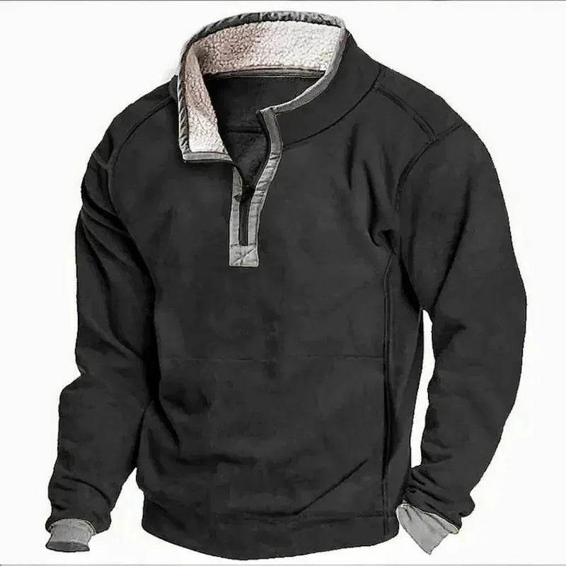 Edmund – Men’s Fleece-Lined Autumn Sweatshirt
