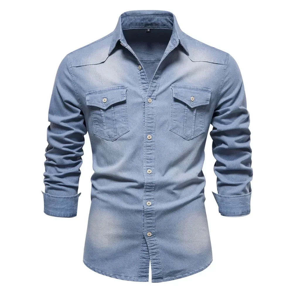 Domenico – Men’s Premium Denim Shirt