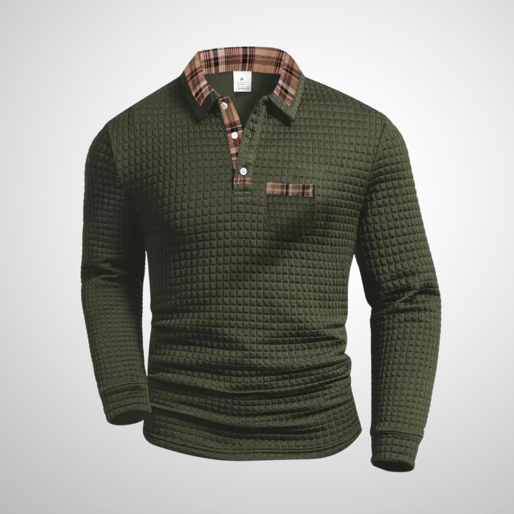 Ashton – Men’s Checked Polo Shirt